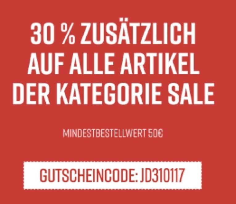 JeansDirect Sale mit bis zu 50 Rabatt + 30 Gutschein auf reduzierte