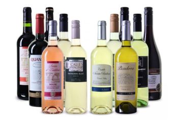 Weinpaket mit 12 Flaschen Wein aus 8 Ländern für 48,- Euro inkl. Versand