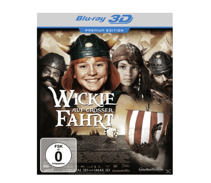 3D Blu-ray Wickie auf großer Fahrt für nur 4,- Euro