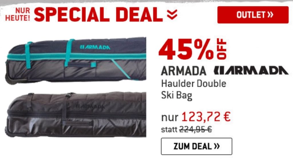ARMADA Hauler Double Ski Bag für 118,72 Euro inkl. Versand Snipz.de