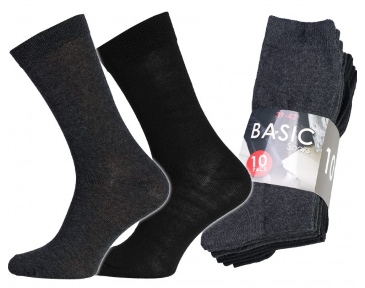 10er Pack Basic Herren Business-Socken für nur 4,99 Euro inkl. Versand