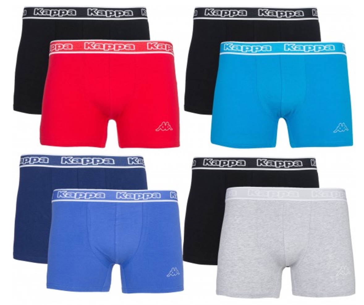 6er Pack Kappa Sebo Herren-Boxershorts in verschiedenen Farben nur 19,99 Euro inkl. Versand