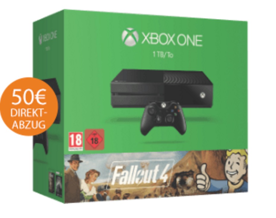 Microsoft Xbox One 1TB mit Fallout 4 + Fallout 3 für nur 243,99 Euro