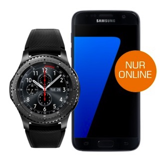 Galaxy S7 + Galaxy Gear S3 nur 79,- Euro Zuzahlung – mit Vodafone Allnet-Flat mit 2GB nur 29,99 Euro