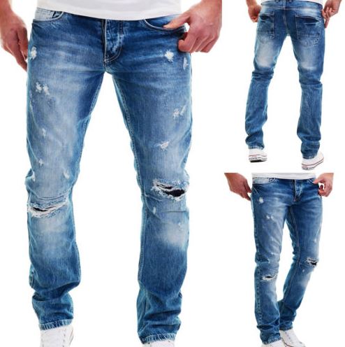 Merish Herren Jeanshosen im Destroyed Used Look für nur 19,90 Euro