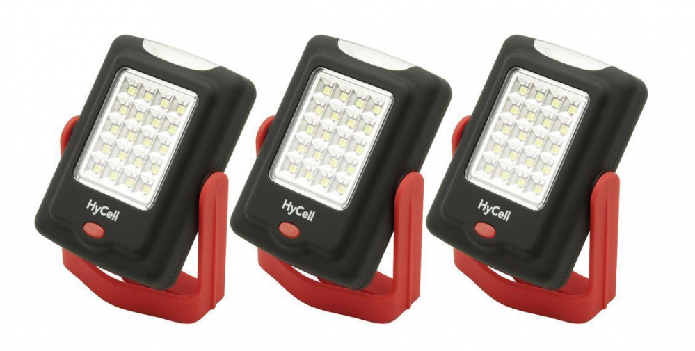 3x HyCell LED Mini-Werkstattleuchte mit SMD LED-Technologie für nur 15,99 Euro