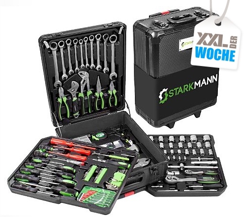 Starkmann Blackline Werkzeugkoffer 399-teilig für nur 71,99 Euro inkl. Versand