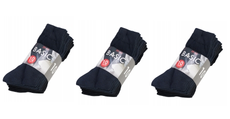 Wieder da! 30er Pack Business-Socken in anthrazit, schwarz oder navy je nur 9,99 Euro