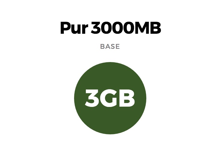 BASE Tarif Pur mit Allnet-Flat + 3GB Daten für nur mtl. 15,99 Euro + Smartphone für 1,- Euro