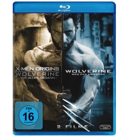 X-Men Origins Wolverine: Wie alles begann + Weg des Kriegers auf Blu-ray für nur 6,49 Euro