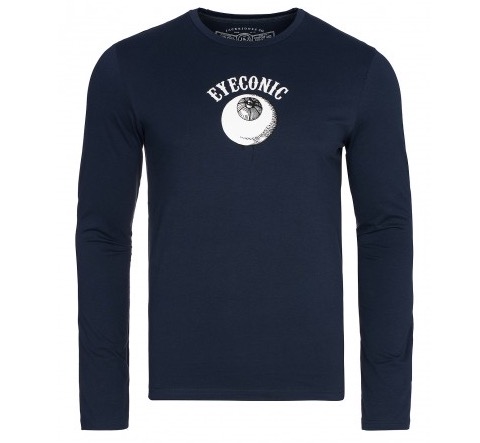 Jack & Jones Leigh Tee LS Crew Neck Herren Pullover in Blau nur 9,99 Euro inkl. Versandkosten