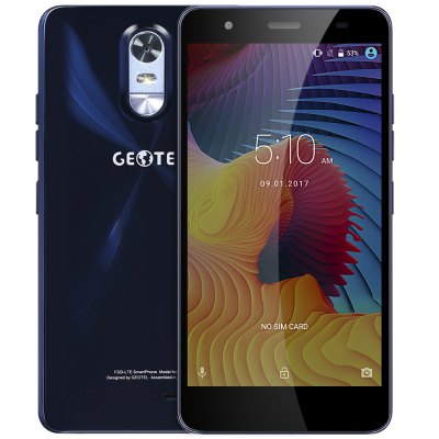 Geotel Note 4G Smartphone mit 5,5″ HD-Display, 3GB RAM und 16GB Speicher für 66,74 Euro