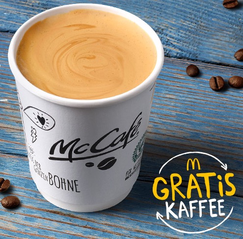 Gratis Kaffee bei McDonalds