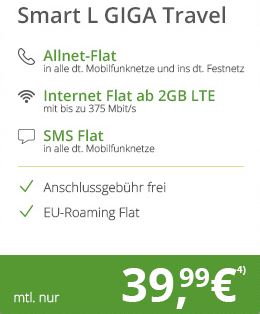 Vodafone Smart L GIGA Travel mit Allnetflat und 2GB Daten für nur mtl. 39,99 Euro + Galaxy S7 + Gear 360 + Gear VR Brille für nur einmalig 1,- Euro