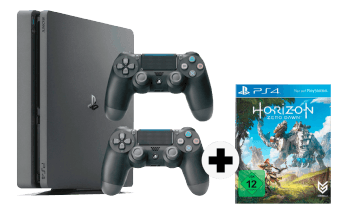 PS4 Slim 1TB + 2. Controller + Horizon-Zero Dawn
