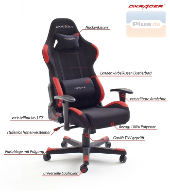 DXRacer F-Serie Computerstuhl für nur 189,95 Euro