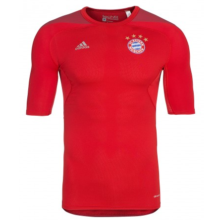 Adidas Performance TechFit Cool FC Bayern Herren Kompressions-Shirt nur 19,99 Euro inkl. Versand