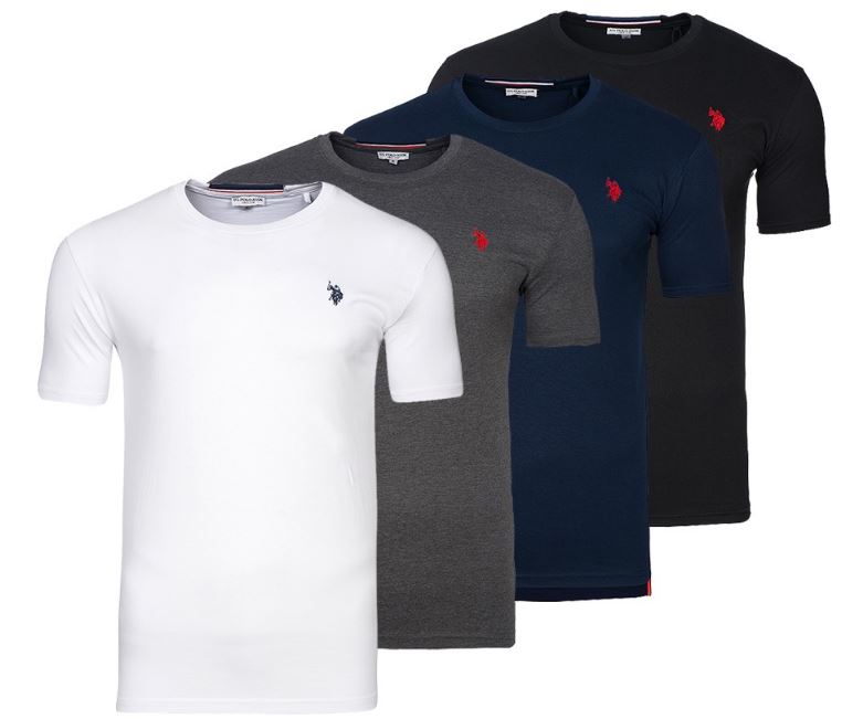 U.S. POLO ASSN. Round Neck Herren T-Shirt in verschiedenen Farben für nur 9,99 Euro inkl. Versand
