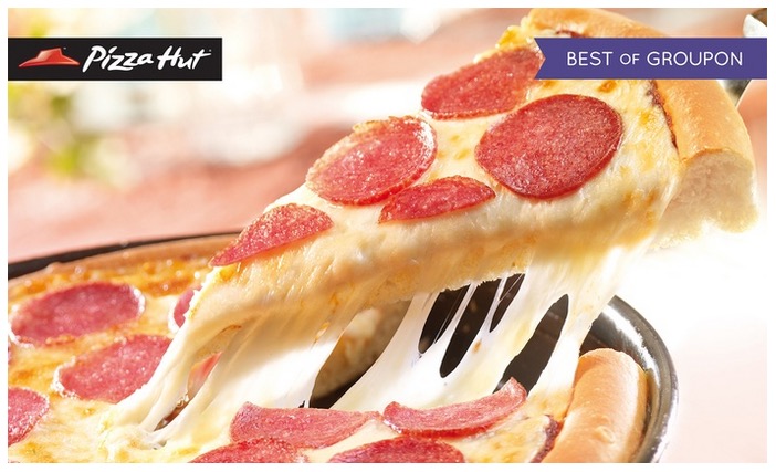Pizza Hut 2-für-1 Gutschein auf alle Teigsorten und Beläge nur 0,80 Euro – in über 50 Filialen!