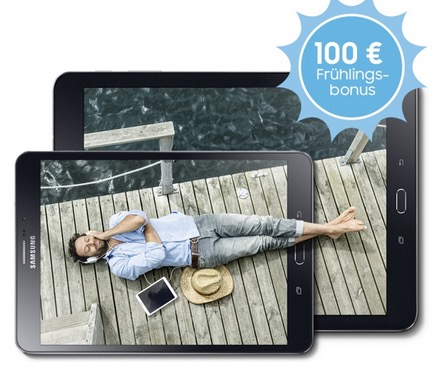 LTE-Flatrate Knaller im Netz der Telekom oder Vodafone – dazu Galaxy Tab S2 für nur 4,95 Euro