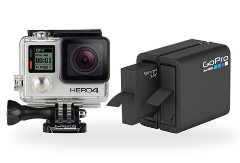 GoPro Hero4 Silver Action Cam inkl. Dual Ladegerät Refurbished nur 230,- Euro inkl. Versand (Vergleich 421,-)