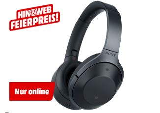 SONY MDR-1000X Kopfhörer in Schwarz für nur 299,- Euro inkl. Versand