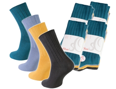 16er Pack s. Oliver Socken Mehrfarbig für nur 7,99 Euro