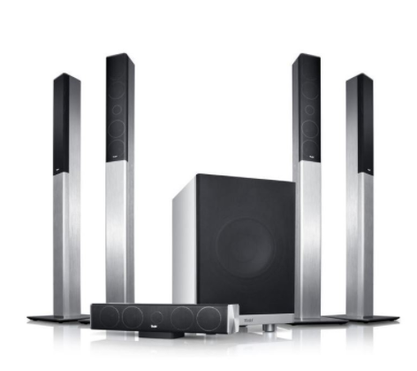 Teufel LT 4 Set L 5.1 Heimkino Lautsprecher System HiFi Center Subwoofer Silber für nur 889,- Euro inkl. Versand