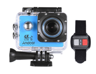 Andoer AN4000 4K 30fps 16MP WiFi Actioncam mit Sony IMX179 Sensor und Fernbedienung für 32,19 Euro
