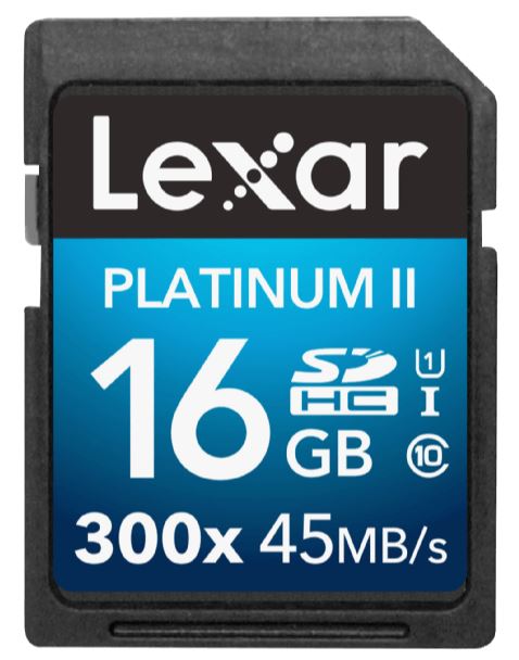 LEXAR Platinum II SDHC Speicherkarte (16GB, Class 10) ab nur 5,- Euro