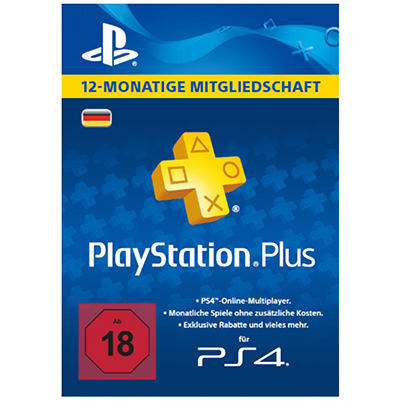 PlayStation Plus Card 12 Monate (für deutsche SEN-Konten) für nur 41,99 Euro