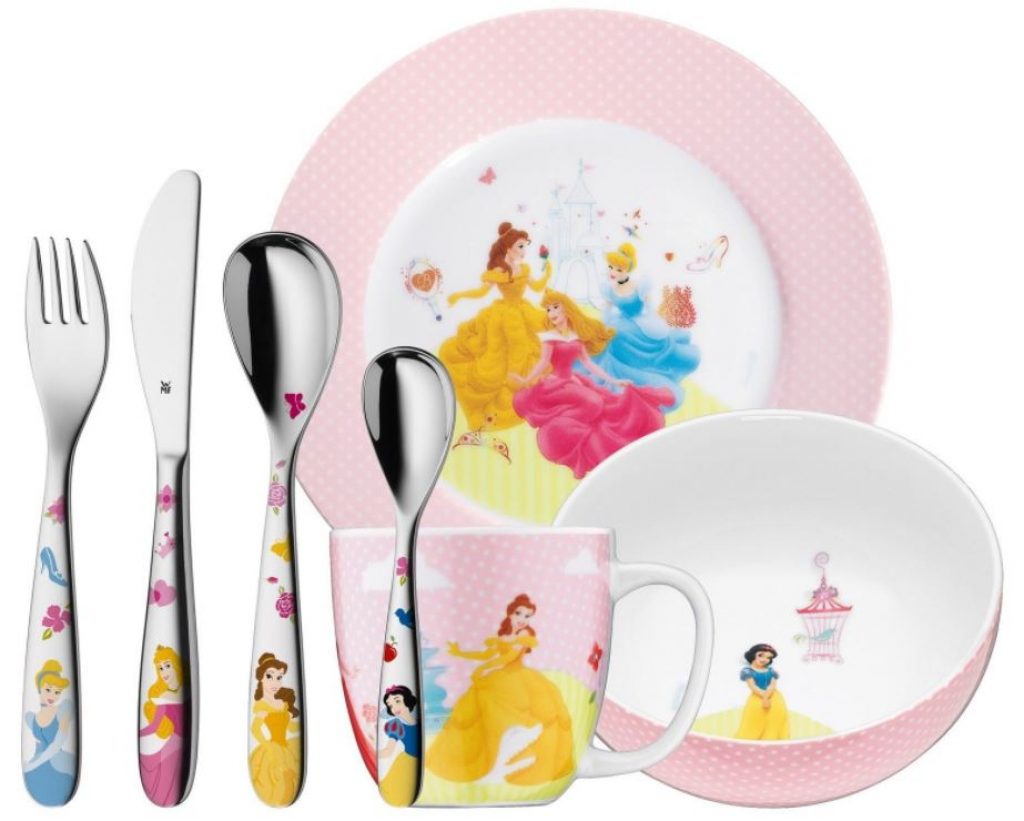 WMF Kindergeschirr-Set 7-teilig Princess für nur 24,95 Euro - Snipz.de