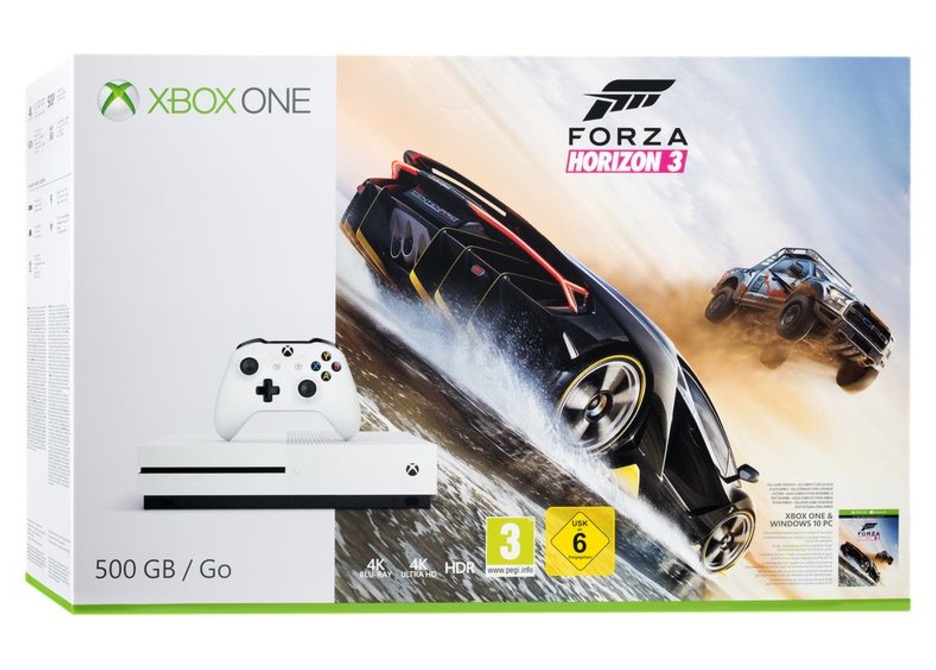 Microsoft Xbox One S 500GB white + Forza Horizon 3 für nur 199,- Euro