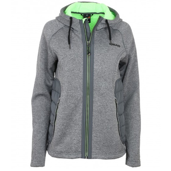 Head Ski Novelty FZ Damen Sweat-Jacke in Grau für nur 24,99 Euro inkl. Versand