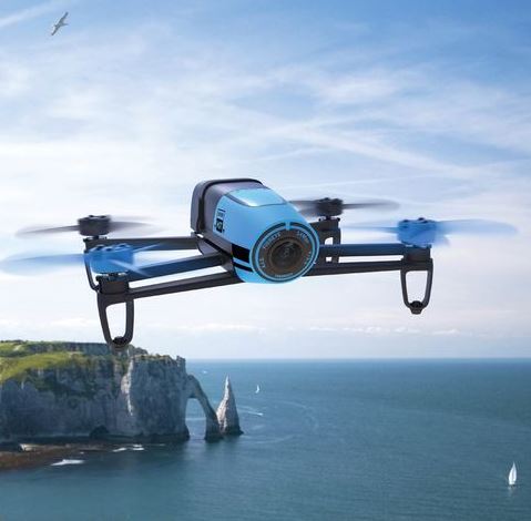 Parrot Quadrocopter Bebop Drohne in Blau mit 14 Megapixel-Kamera und Return-Home nur 99,99 Euro inkl. Versand