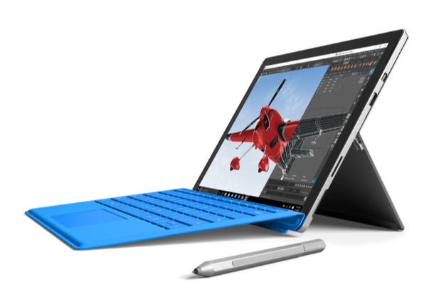 Microsoft Surface Pro 4 + Surface Stift, Type Cover und Wireless Display Adapter für nur 849,- Euro