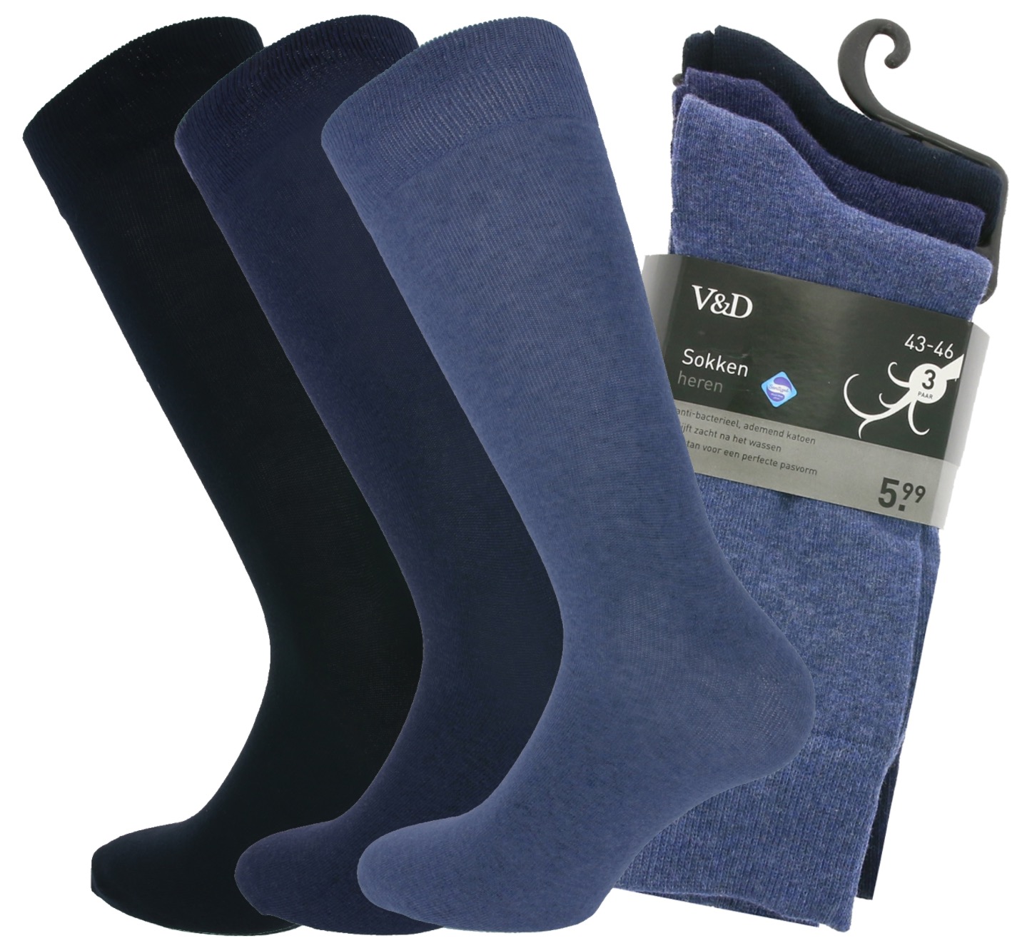 Verschiedene 3er-Packs V&D Socken für nur je 1,99 Euro inkl. Versand