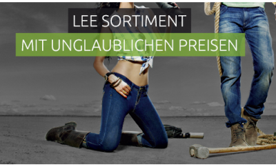Knaller! Viele verschiedene Lee Damenjeans ab 4,99 Euro und Herren Jeans ab 9,99 Euro inkl. Versand