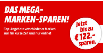 MediaMarkt Mega Marken-Sparen mit vielen Angeboten der Marken Braun, Sodastream, Oral-B und Gastroback