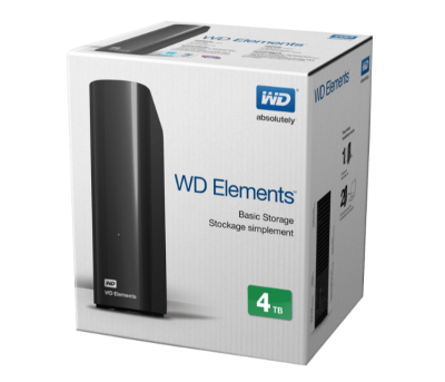 Externe 4TB Festplatte WD Elements Desktop (3.5 Zoll) für nur 95,- Euro