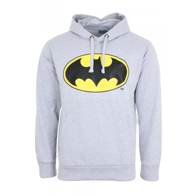 DC Comics Batman Herren Kapuzen-Sweatshirt Grau für nur 14,99 Euro inkl. Versand