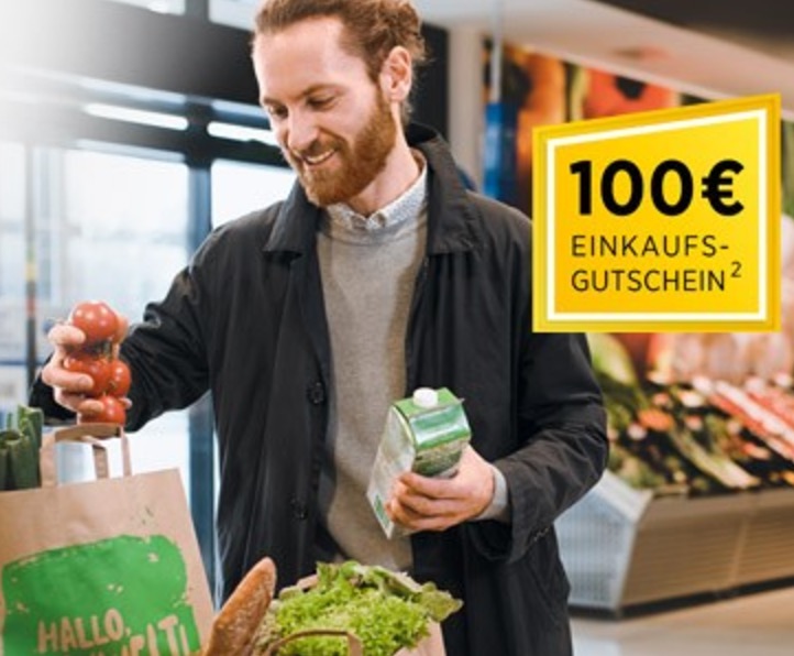 Nur noch bis morgen: 100,- Euro REWE Einkaufsgutschein geschenkt für kostenloses Commerzbank Girokonto