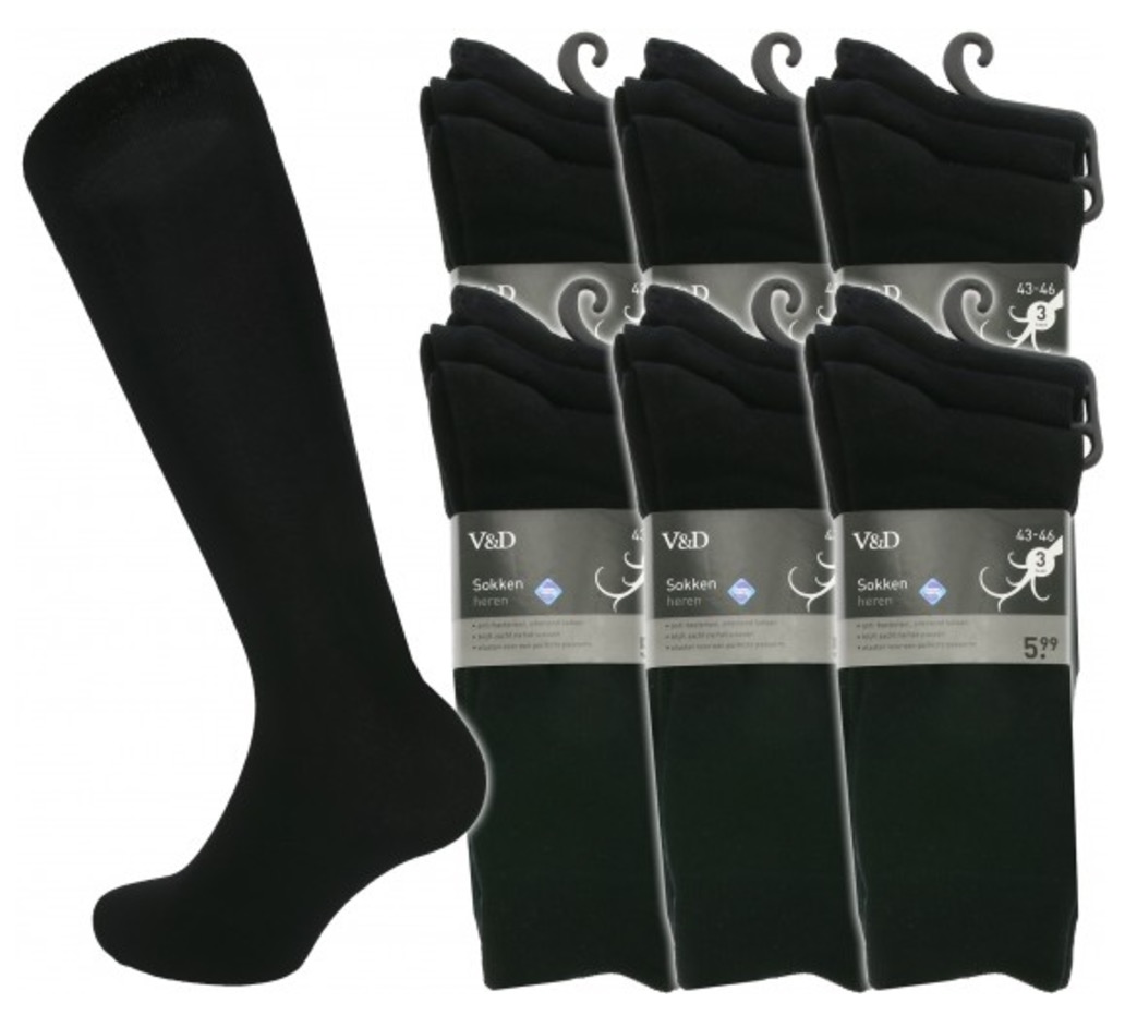 18er-Pack V&D Socken in verschiedenen Farben für nur je 13,99 Euro