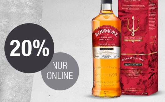 20% Rabatt auf ausgewählte Spirituosen im Galeria Kaufhof Onlineshop