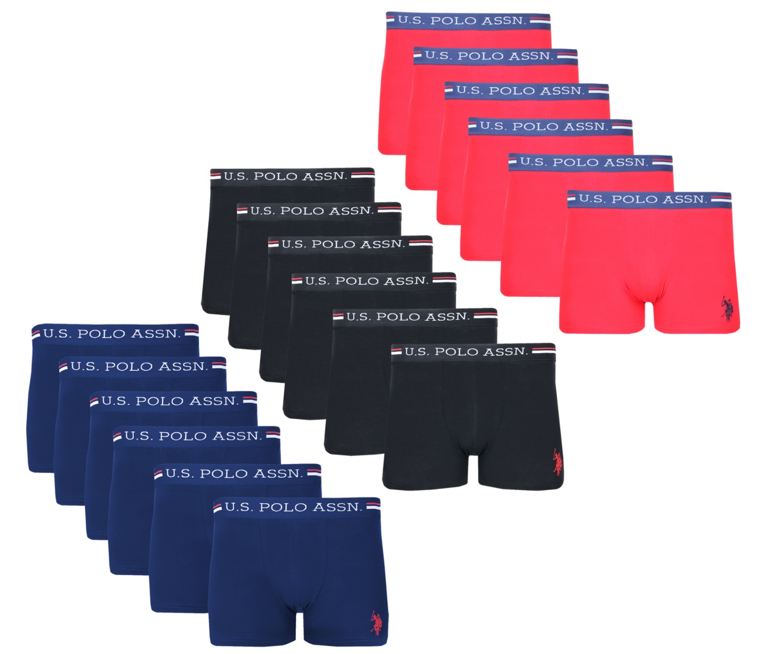 6er-Pack U.S. POLO ASSN. Premium Cotton Herren Boxershorts für nur 27,99 Euro