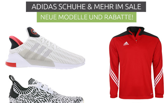 Adidas Sale bei Outlet46 mit über 60 Artikeln ab 9,99 Euro (MBW 19,-)