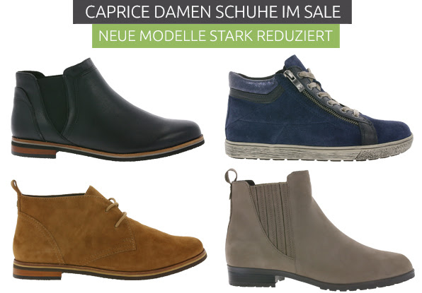 Outlet46: Verschiedene Caprice Damen Schuhe im Sale ab 19,99 Euro + 30ml Tom Tailor EDT für 0,99 Euro