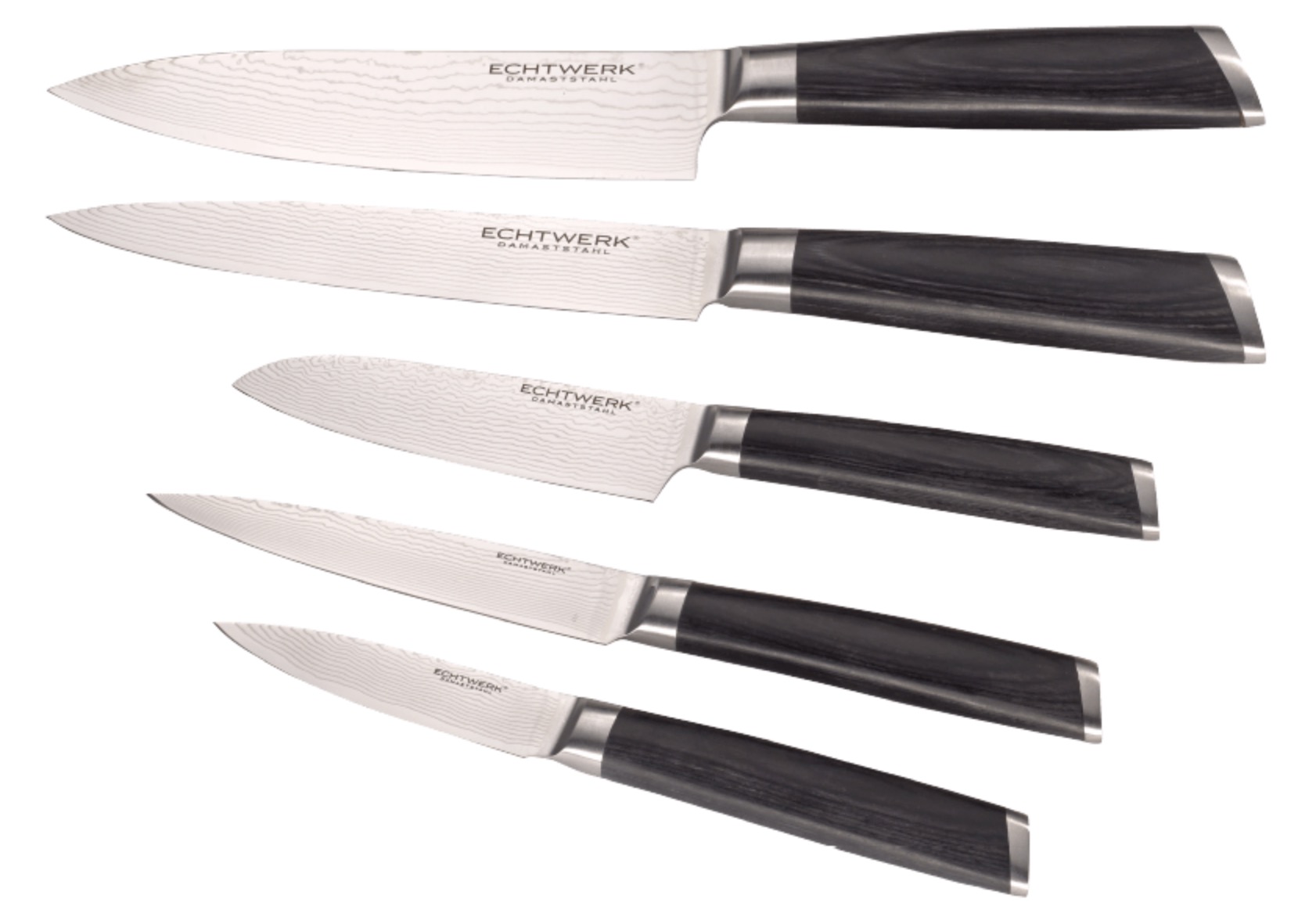 5-teiliges ECHTWERK Messer-Set EW-DM-0390 für nur 95,- Euro inkl. Versand