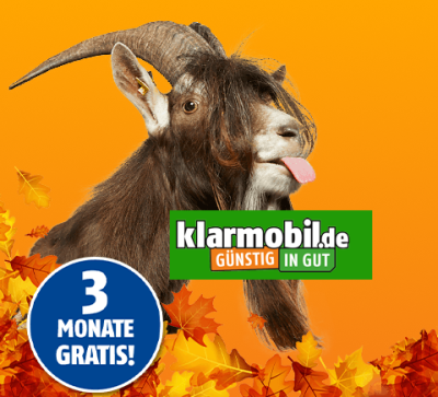 Die ersten 3 Monate kostenlos: Klarmobil Smartphone Flat 1000 mit 100 Freiminuten mit nur 4,99 Euro Grundgebühr!