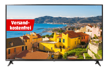 Knaller! 55 Zoll LG 55UJ6309 LED TV mit UHD 4K und webOS + 40,- Euro Geschenkcoupon für nur 549,- Euro inkl. Versand